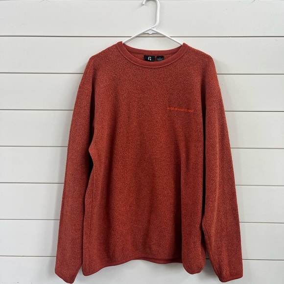 Guess Orange Crewneck Sweater with Cozy Fit - Picture 1 of 5
